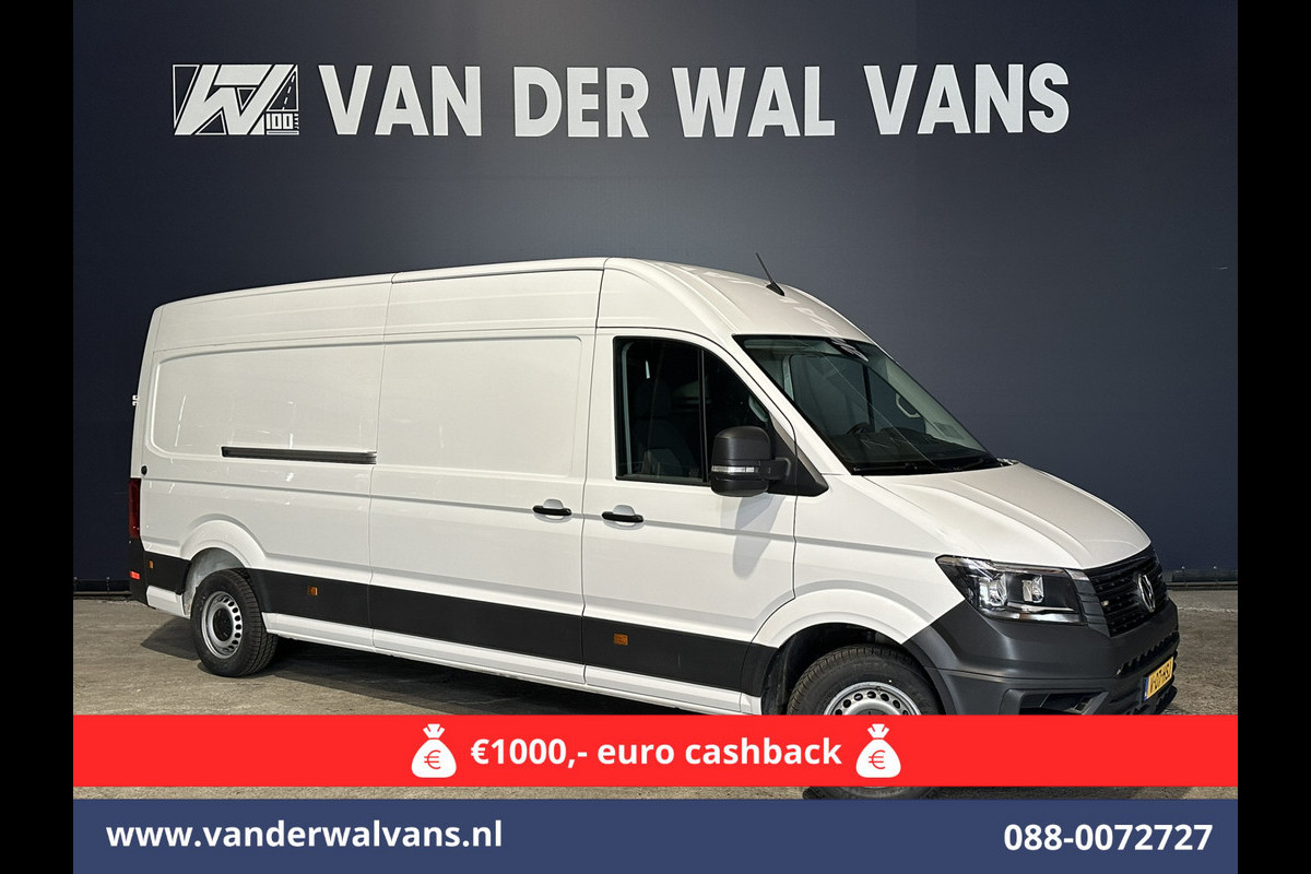 Volkswagen Crafter 2.0 TDI 140 pk Automaat L4H3 L3H2 Euro6 Airco | Camera | Apple Carplay Android Auto, Chauffeursstoel, Stoelverwarming, 3000kg Trekhaak