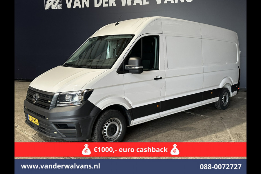 Volkswagen Crafter 2.0 TDI 140 pk Automaat L4H3 L3H2 Euro6 Airco | Camera | Apple Carplay Android Auto, Chauffeursstoel, Stoelverwarming, 3000kg Trekhaak