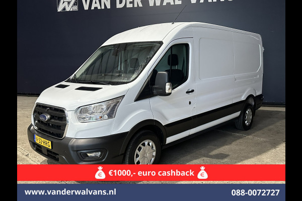 Ford Transit 2.0 TDCI 131pk L3H2 Euro6 *Rijklaar Direct Rijden* Airco | Camera | Navigatie | Apple Carplay | LED | Cruisecontrol Parkeersensoren, Stoelverwarming, Verwarmde voorruit, Bijrijdersbank, 2500kg trekvermogen