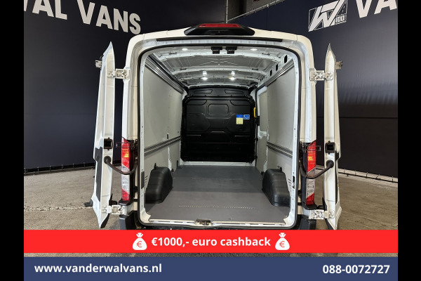 Ford Transit 2.0 TDCI 131pk L3H2 Euro6 *Rijklaar Direct Rijden* Airco | Camera | Navigatie | Apple Carplay | LED | Cruisecontrol Parkeersensoren, Stoelverwarming, Verwarmde voorruit, Bijrijdersbank, 2500kg trekvermogen