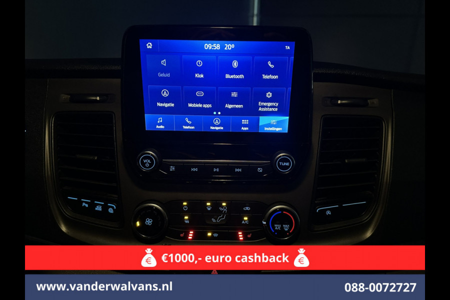 Ford Transit 2.0 TDCI 131pk L3H2 Euro6 *Rijklaar Direct Rijden* Airco | Camera | Navigatie | Apple Carplay | LED | Cruisecontrol Parkeersensoren, Stoelverwarming, Verwarmde voorruit, Bijrijdersbank, 2500kg trekvermogen