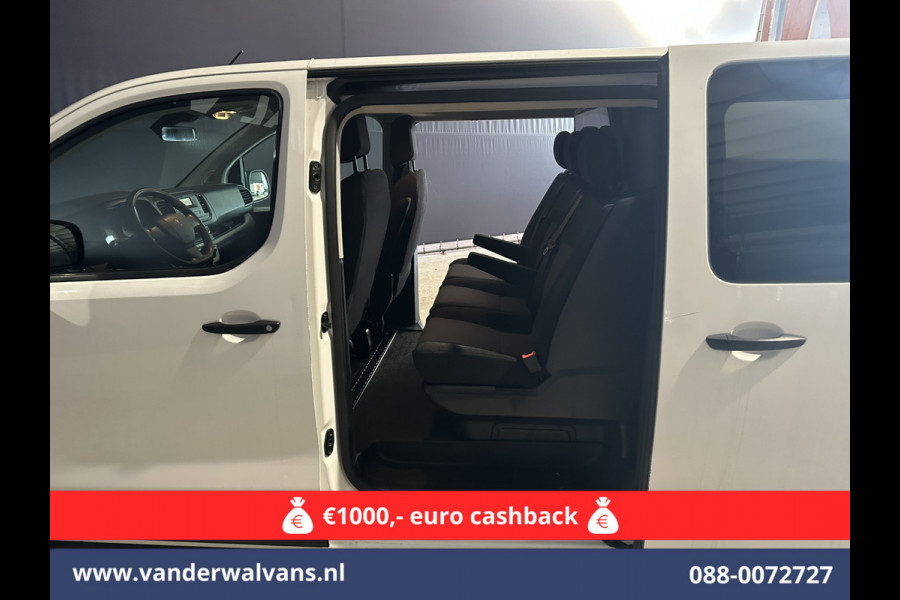 Peugeot Expert 2.0 BlueHDI 123pk L3H1 Dubbele Cabine Euro6 Airco | 2x zijdeur | 2500kg Trekhaak | 5-Zits Cruisecontrol, Parkeersensoren Peugeot Expert 2.0 BlueHDI 123pk L3H1 Dubbele Cabine Euro6 Airco | 2x zijdeur | 2500kg Trekhaak | 5-Zits Cruisecontrol, Parkeersensoren