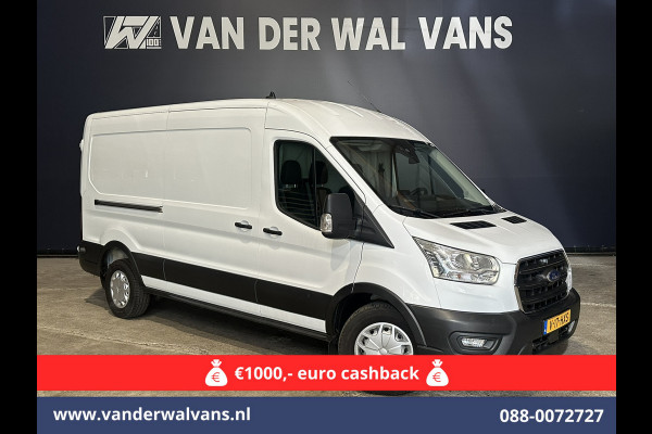 Ford Transit 2.0 TDCI 131pk L3H2 Euro6 Airco | Navigatie | Camera | Cruisecontrol | Apple Carplay | Stoelverwarming Android Auto, verwarmde voorruit, Parkeersensoren, Bijrijdersbank