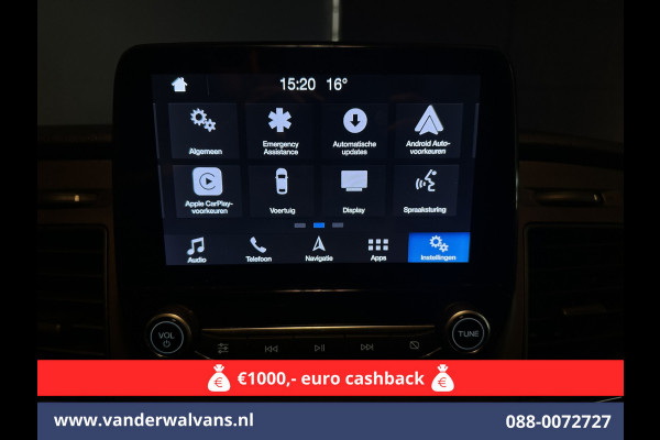 Ford Transit 2.0 TDCI 131pk L3H2 Euro6 Airco | Navigatie | Camera | Cruisecontrol | Apple Carplay | Stoelverwarming Android Auto, verwarmde voorruit, Parkeersensoren, Bijrijdersbank