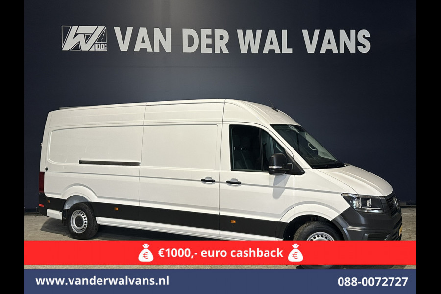 Volkswagen Crafter 2.0 TDI 140pk Automaat L4H3 L3H2 Euro6 Airco | Navigatie | Apple carplay | Camera Cruisecontrol, android auto, parkeersensoren, bijrijdersbank, 270 gr. achterdeuren