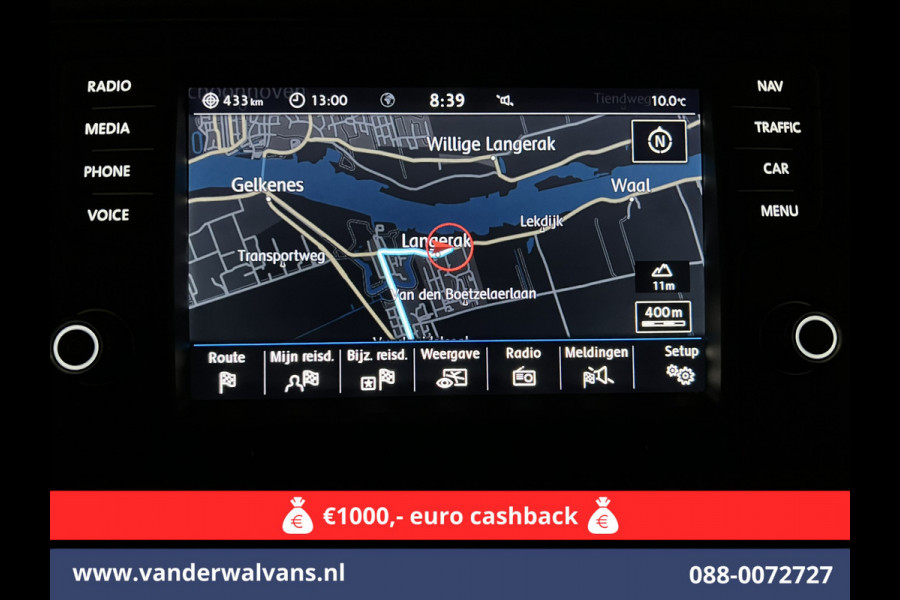 Volkswagen Crafter 2.0 TDI 140pk Automaat L4H3 L3H2 Euro6 Airco | Navigatie | Apple carplay | Camera Cruisecontrol, android auto, parkeersensoren, bijrijdersbank, 270 gr. achterdeuren