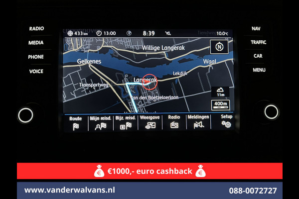 Volkswagen Crafter 2.0 TDI 140pk Automaat L4H3 L3H2 Euro6 Airco | Navigatie | Apple carplay | Camera Cruisecontrol, android auto, parkeersensoren, bijrijdersbank, 270 gr. achterdeuren