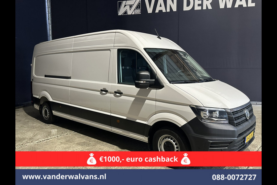 Volkswagen Crafter 2.0 TDI 140pk Automaat L4H3 L3H2 Euro6 Airco | Navigatie | Apple carplay | Camera Cruisecontrol, android auto, parkeersensoren, bijrijdersbank, 270 gr. achterdeuren