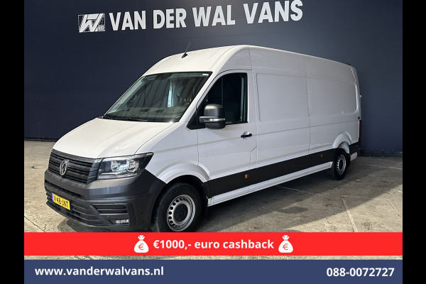 Volkswagen Crafter 2.0 TDI 140pk Automaat L4H3 L3H2 Euro6 Airco | Navigatie | Apple carplay | Camera Cruisecontrol, android auto, parkeersensoren, bijrijdersbank, 270 gr. achterdeuren