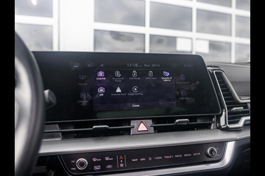 Kia Sportage 1.6 T-GDi Hybrid GT-Line l Navigatie l Apple carplay en Android auto l Stoel en Stuurwiel verwarming l Elektrisch Schuifkantel dak l