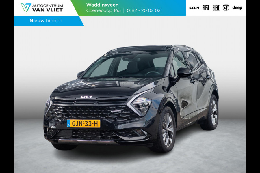 Kia Sportage 1.6 T-GDi Hybrid GT-Line l Navigatie l Apple carplay en Android auto l Stoel en Stuurwiel verwarming l Elektrisch Schuifkantel dak l