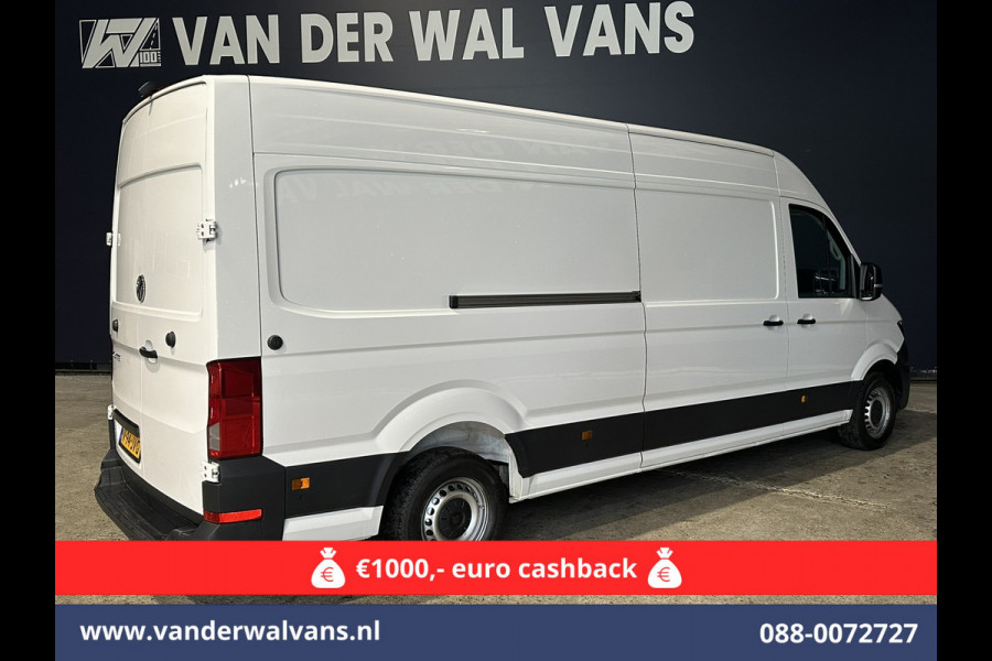 Volkswagen Crafter 2.0 TDI 140 pk L4H3 L3H2 Euro6 Airco | Camera | Apple Carplay | Cruisecontrol Android Auto, Parkeersensoren, Bijrijdersbank