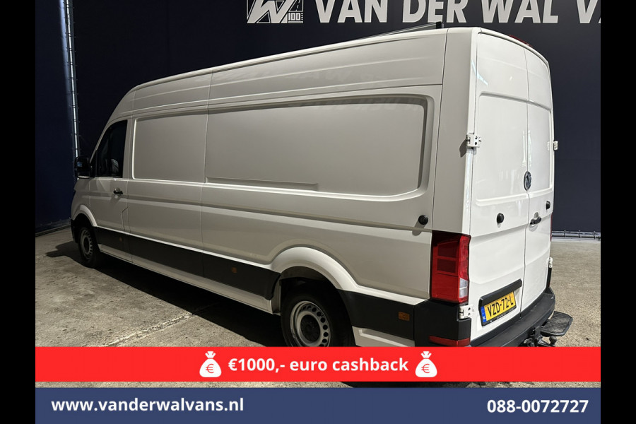 Volkswagen Crafter 2.0 TDI 140 pk L4H3 L3H2 Euro6 ** Airco | 3000kg trekhaak | Cruisecontrol | Parkeersensoren Bijrijdersbank