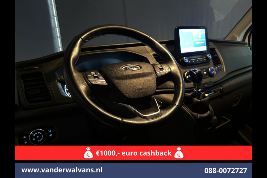 Ford Transit 2.0 TDCI 131pk L3H2 Euro6 Airco | Camera | Navigatie | Apple Carplay | Cruisecontrol | Stoelverwarming Android Auto, Verwarmde voorruit, Parkeersensoren, Bijrijdersbank