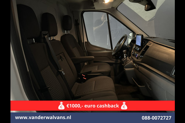 Ford Transit 2.0 TDCI 131pk L3H2 Euro6 Airco | Camera | Navigatie | Apple Carplay | Cruisecontrol Stoelverwarming, Verwarmde voorruit, Parkeersensoren, Bijrijdersbank, 2500kg trekvermogen