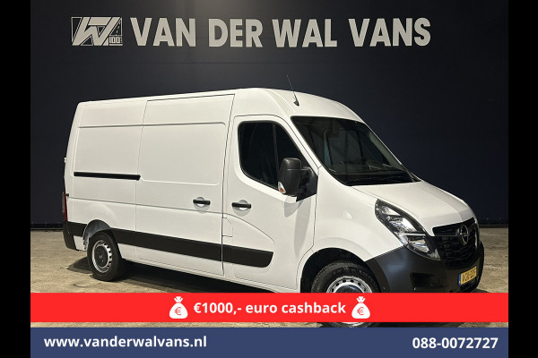 Opel Movano 2.3 Turbo 150pk L2H2 Euro6 Airco | Leder | 2500kg Trekhaak | Navigatie | Camera cruisecontrol, parkeersensoren, LED, bijrijdersbank