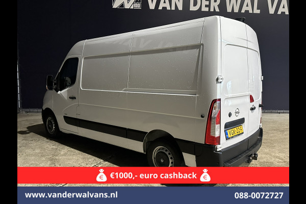 Opel Movano 2.3 Turbo 150pk L2H2 Euro6 Airco | Leder | 2500kg Trekhaak | Navigatie | Camera cruisecontrol, parkeersensoren, LED, bijrijdersbank