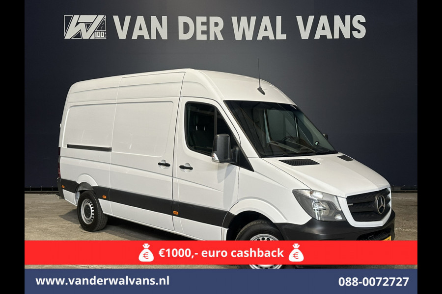 Mercedes-Benz Sprinter 316 CDI 163pk L2H2 Euro6 Airco | 2800kg Trekhaak | Cruisecontrol | Parkeersensoren, Bluetooth Telefoonvoorbereiding