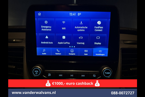 Ford Transit 2.0 TDCI 130pk L3H2 Euro6 Airco | Camera | Navigatie | Apple Carplay | Android Auto Cruisecontrol, Stoelverwarming, Parkeersensoren, Verwarmde voorruit, Bijrijdersbank