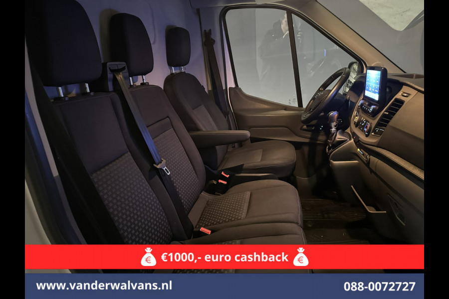 Ford Transit 2.0 TDCI 130pk L3H2 Euro6 Airco | Camera | Navigatie | Apple Carplay | Android Auto Cruisecontrol, Stoelverwarming, Parkeersensoren, Verwarmde voorruit, Bijrijdersbank