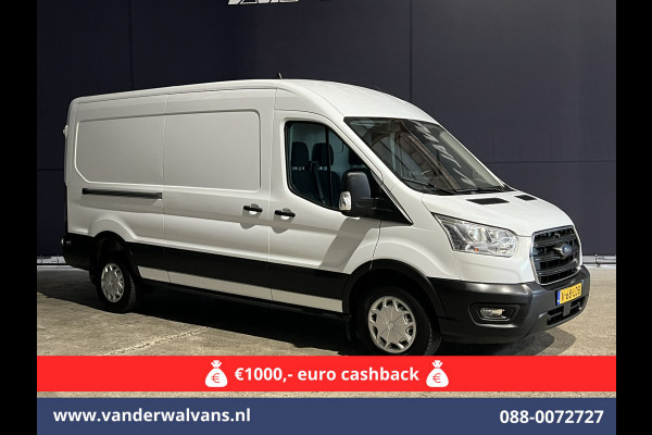 Ford Transit 2.0 TDCI 130pk L3H2 Euro6 Airco | Camera | Navigatie | Apple Carplay | Android Auto Cruisecontrol, Stoelverwarming, Parkeersensoren, Verwarmde voorruit, Bijrijdersbank