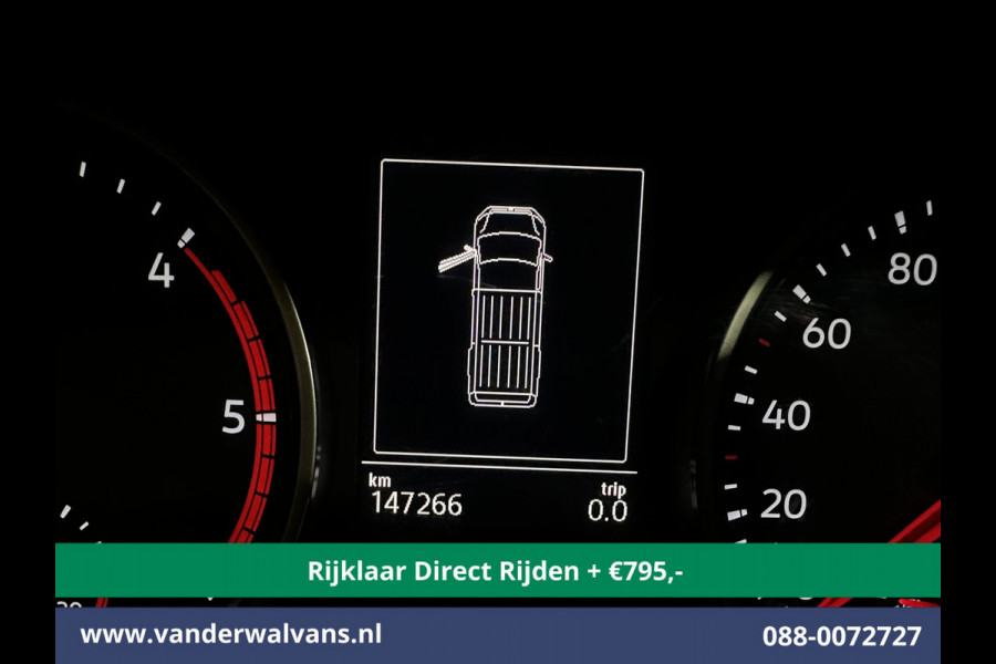 Volkswagen Crafter 2.0 TDI 140pk L3H3 L2H2 Euro6 *Rijklaar Direct Rijden* Airco | Navigatie | Apple Carplay | Android Auto | Cruisecontrol Bijrijdersbank, 3000kg trekvermogen, zilver