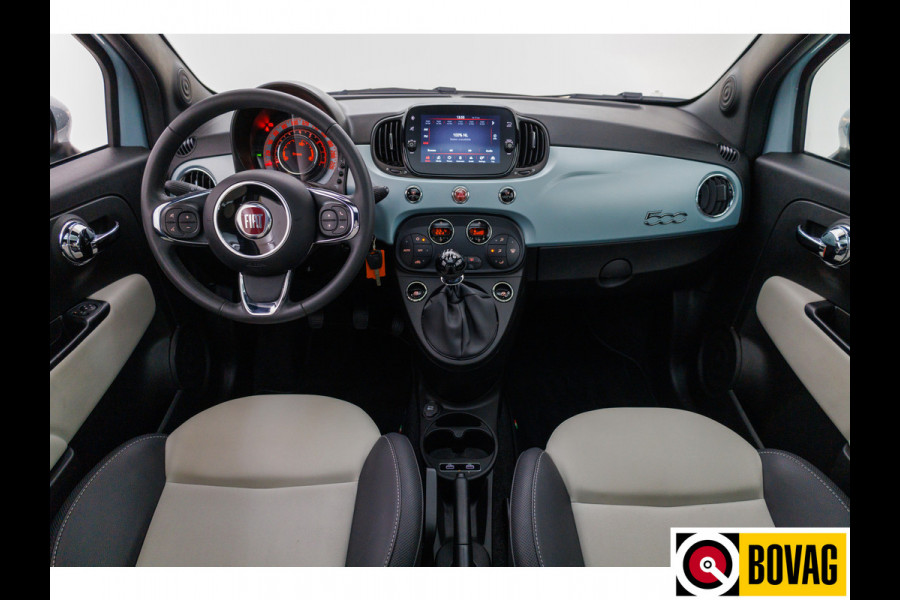 Fiat 500 1.0 Hybrid Dolcevita | Panoramdak | Airco | Cruise | Apple carplay / Android auto | PDC achter