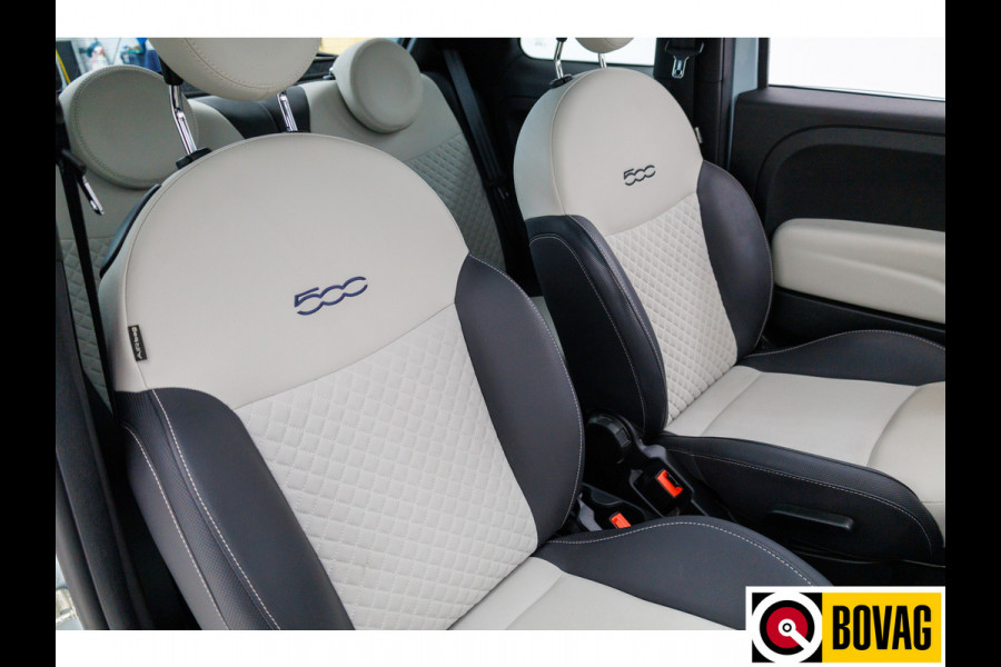 Fiat 500 1.0 Hybrid Dolcevita | Panoramdak | Airco | Cruise | Apple carplay / Android auto | PDC achter