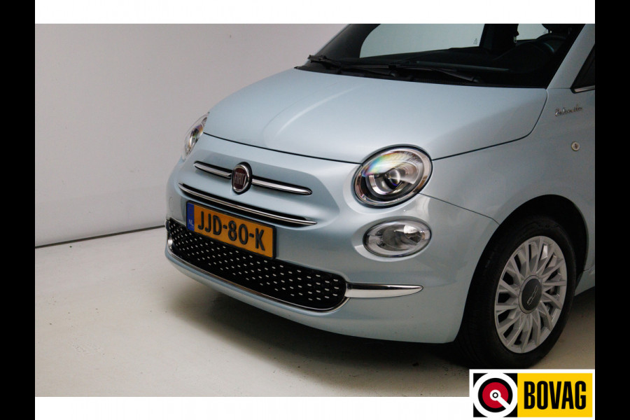 Fiat 500 1.0 Hybrid Dolcevita | Panoramdak | Airco | Cruise | Apple carplay / Android auto | PDC achter