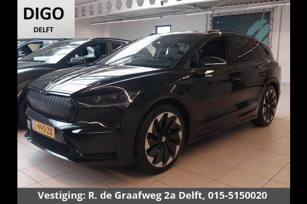 Škoda ENYAQ iV 60 Sportline | Navigatie | Half Leder | Parkeersensoren |