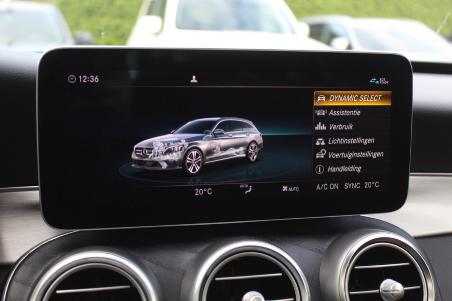 Mercedes-Benz C-Klasse Estate 180 Business Solution AMG / Panoramadak / Camera / Leder / Navigatie / 18'' / DAB / Stoelverwarming / Cruise Control