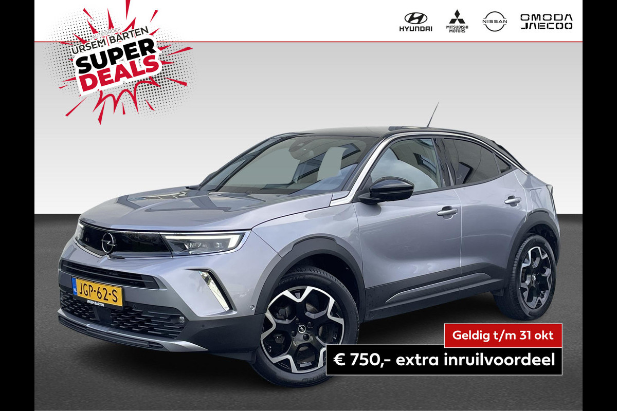 Opel Mokka 1.2 Turbo Ultimate | automaat | stoel/stuur-verwarming | adaptive cruise | LED | 18" velgen | Apple Carplay/Android Auto