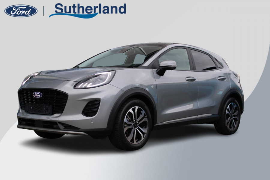 Ford Puma 1.0 EcoBoost Hybrid Titanium 125pk | NIEUWE MODEL! | Winterpack | Driver Assistance Pack | Comfort Pack | Panoramadak | Matrix LED