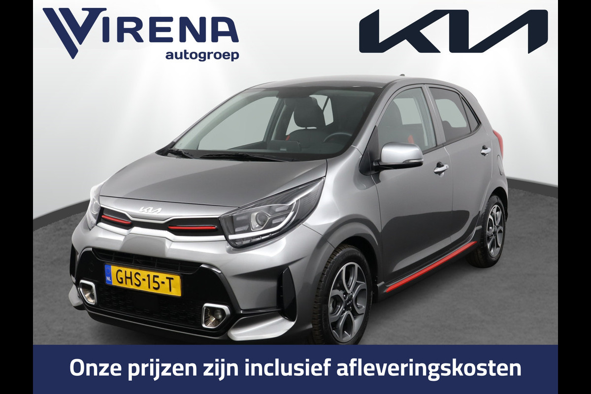 Kia Picanto 1.0 DPi GT-Line Apple Carplay/Android Auto - Cruise Control - Lederen Bekleding - Navigatie - Achteruitrijcamera - Fabrieksgarantie tot 08-2031 Kia Picanto 1.0 DPi GT-Line Apple Carplay/Android Auto - Cruise Control - Lederen Bekleding - Navigatie - Achteruitrijcamera - Fabrieksgarantie tot 08-2031
