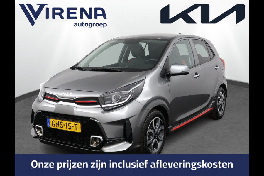 Kia Picanto 1.0 DPi GT-Line Apple Carplay/Android Auto - Cruise Control - Lederen Bekleding - Navigatie - Achteruitrijcamera - Fabrieksgarantie tot 08-2031 Kia Picanto 1.0 DPi GT-Line Apple Carplay/Android Auto - Cruise Control - Lederen Bekleding - Navigatie - Achteruitrijcamera - Fabrieksgarantie tot 08-2031