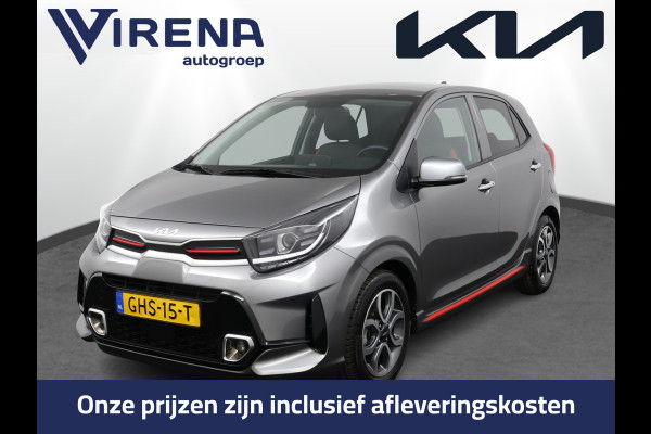 Kia Picanto 1.0 DPi GT-Line Apple Carplay/Android Auto - Cruise Control - Lederen Bekleding - Navigatie - Achteruitrijcamera - Fabrieksgarantie tot 08-2031 Kia Picanto 1.0 DPi GT-Line Apple Carplay/Android Auto - Cruise Control - Lederen Bekleding - Navigatie - Achteruitrijcamera - Fabrieksgarantie tot 08-2031