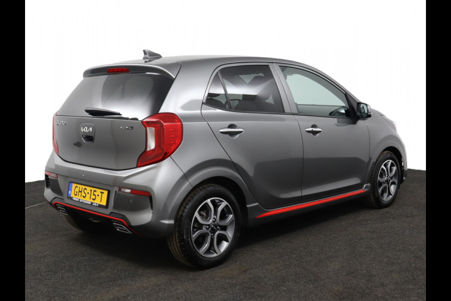 Kia Picanto 1.0 DPi GT-Line Apple Carplay/Android Auto - Cruise Control - Lederen Bekleding - Navigatie - Achteruitrijcamera - Fabrieksgarantie tot 08-2031 Kia Picanto 1.0 DPi GT-Line Apple Carplay/Android Auto - Cruise Control - Lederen Bekleding - Navigatie - Achteruitrijcamera - Fabrieksgarantie tot 08-2031