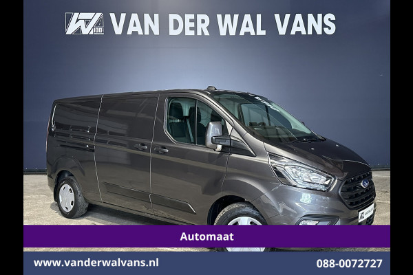 Ford Transit Custom 2.0 TDCI 131pk Automaat L2H1 Euro6 Airco | Apple Carplay | Cruisecontrol | LED | Cruisecontrol Android Auto, Verwarmde voorruit, Parkeersensoren, Bijrijdersbank