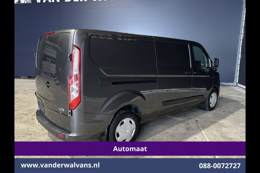 Ford Transit Custom 2.0 TDCI 131pk Automaat L2H1 Euro6 Airco | Apple Carplay | Cruisecontrol | LED | Cruisecontrol Android Auto, Verwarmde voorruit, Parkeersensoren, Bijrijdersbank