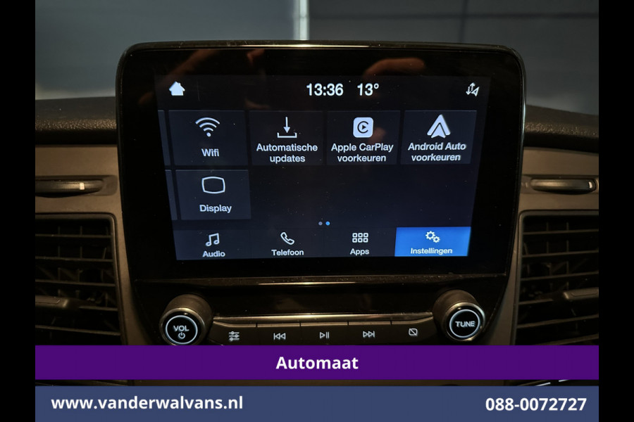 Ford Transit Custom 2.0 TDCI 131pk Automaat L2H1 Euro6 Airco | Apple Carplay | Cruisecontrol | LED | Cruisecontrol Android Auto, Verwarmde voorruit, Parkeersensoren, Bijrijdersbank