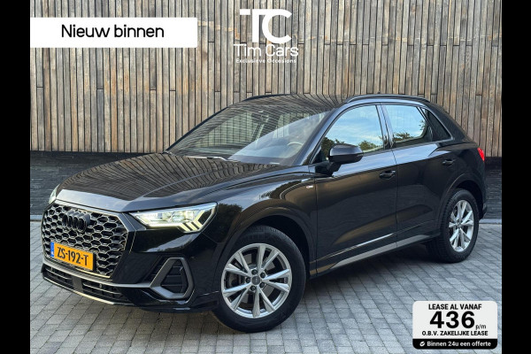 Audi Q3 40 TFSI quattro S Line Automaat | Leren bekleding | Stoelverwarming | Climate control | Cruise control | Lane assist & dode hoek Audi Q3 40 TFSI quattro S Line Automaat | Leren bekleding | Stoelverwarming | Climate control | Cruise control | Lane assist & dode hoek