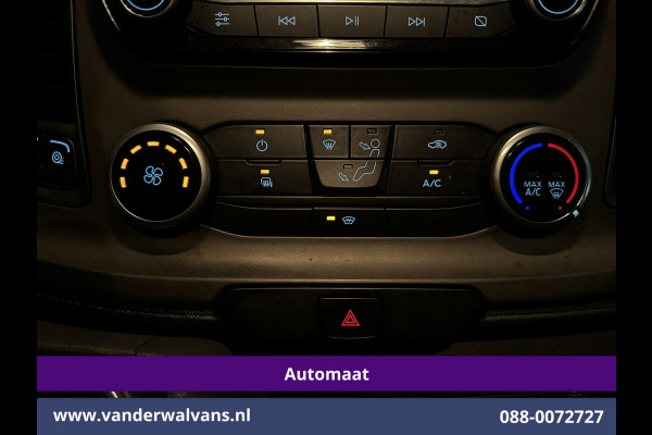 Ford Transit Custom 2.0 TDCI 131pk Automaat L2H1 Euro6 Airco | Apple Carplay | LED | Cruisecontrol Verwarmde voorruit, Parkeersensoren, Bijrijdersbank