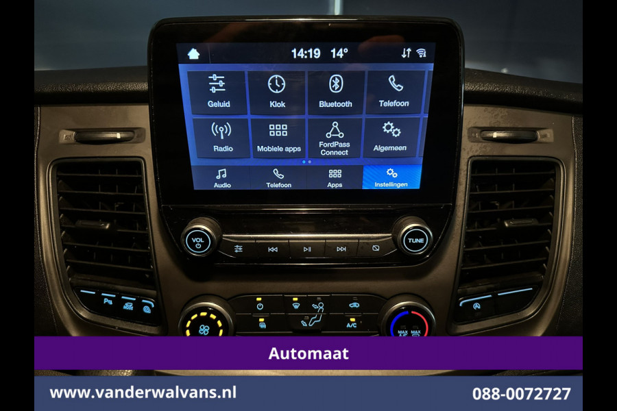 Ford Transit Custom 2.0 TDCI 131pk Automaat L2H1 Euro6 Airco | Apple Carplay | LED | Cruisecontrol Verwarmde voorruit, Parkeersensoren, Bijrijdersbank