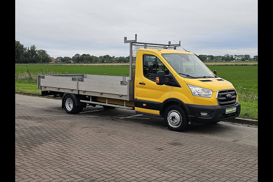 Ford Transit 350 2.0 TDCI L5H1 Open-Laadbak 5 meter! Euro6 Airco Dubbellucht!