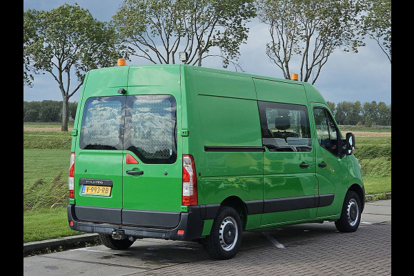 Renault Master T35 2.3 dCi L2H2 Dubbel Cabine Airco Trekhaak 1e Eigenaar Camera Euro6 Oh-Historie 1e Eigenaar!