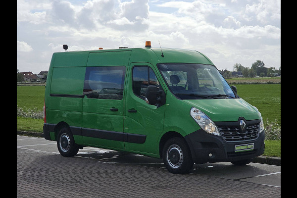 Renault Master T35 2.3 dCi L2H2 Dubbel Cabine Airco Trekhaak 1e Eigenaar Camera Euro6 Oh-Historie 1e Eigenaar!