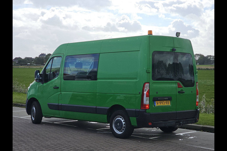 Renault Master T35 2.3 dCi L2H2 Dubbel Cabine Airco Trekhaak 1e Eigenaar Camera Euro6 Oh-Historie 1e Eigenaar!