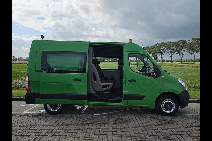 Renault Master T35 2.3 dCi L2H2 Dubbel Cabine Airco Trekhaak 1e Eigenaar Camera Euro6 Oh-Historie 1e Eigenaar!