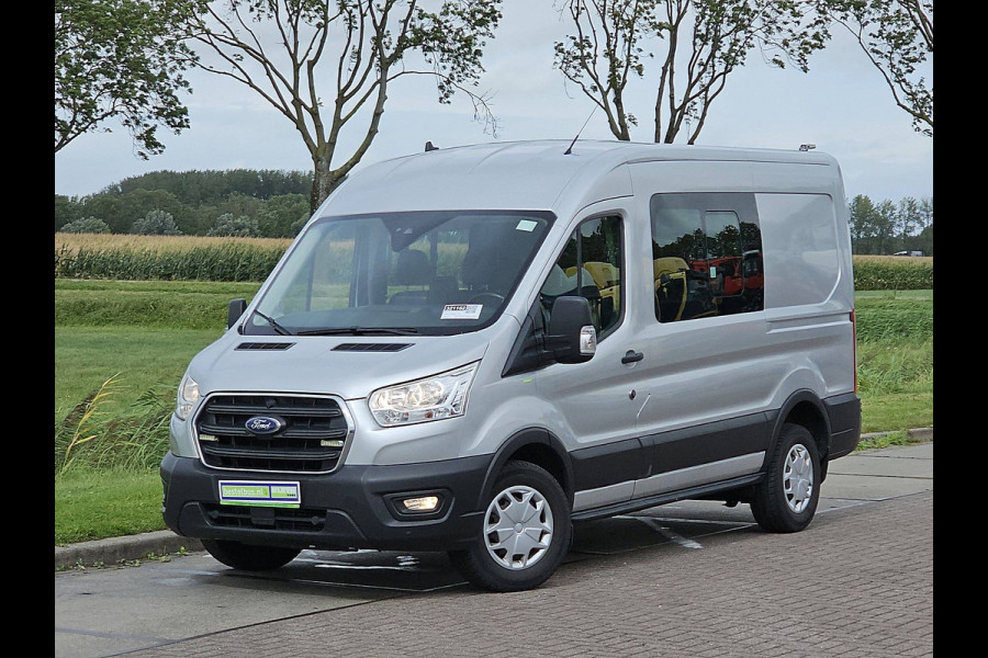Ford Transit 350 2.0 TDCI L2H2 DC Trend Leer Cruise Trekhaak Carplay Ford Transit 350 2.0 TDCI L2H2 DC Trend Leer Cruise Trekhaak Carplay