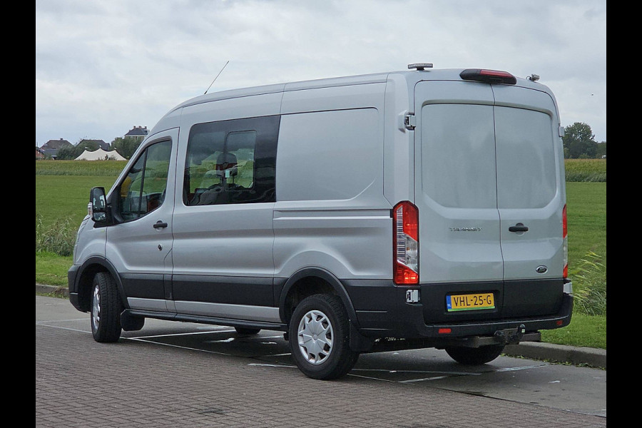 Ford Transit 350 2.0 TDCI L2H2 DC Trend Leer Cruise Trekhaak Carplay Ford Transit 350 2.0 TDCI L2H2 DC Trend Leer Cruise Trekhaak Carplay